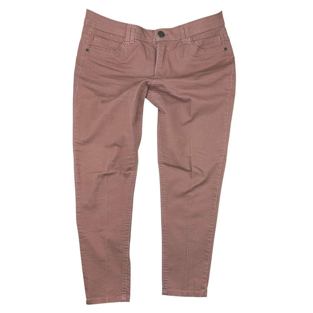 Democracy Ab Technology Mauve Pink Skinny Pants Women's‎ 14 Stretch